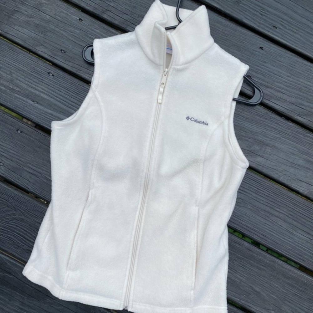 Columbia Benton Springs Fleece Vest White